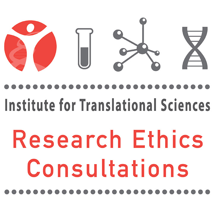 Graphic that says "Institute fro Translational Sciences Research Ethics Consultations"